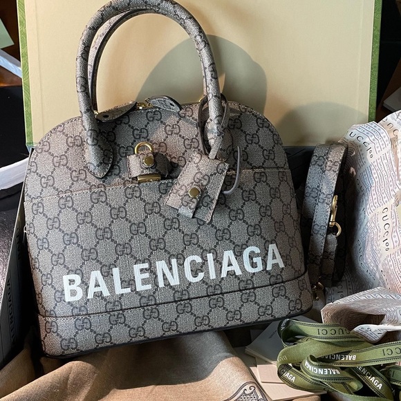 Gucci X Balenciaga The Hacker Project Small Ville Bag NEW Limited Edition - Picture 12 of 14